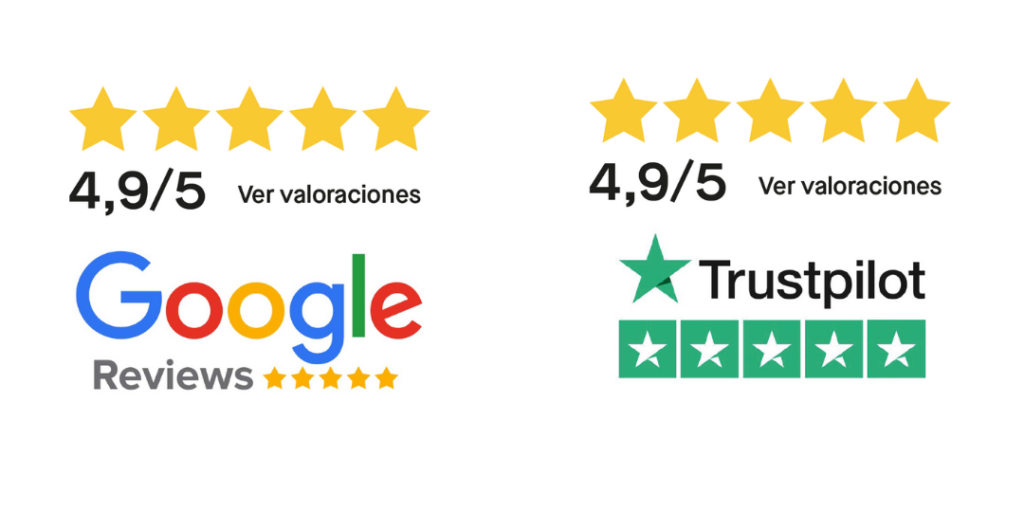 Reseñas excelente de Storemore en Google y Trustpilot