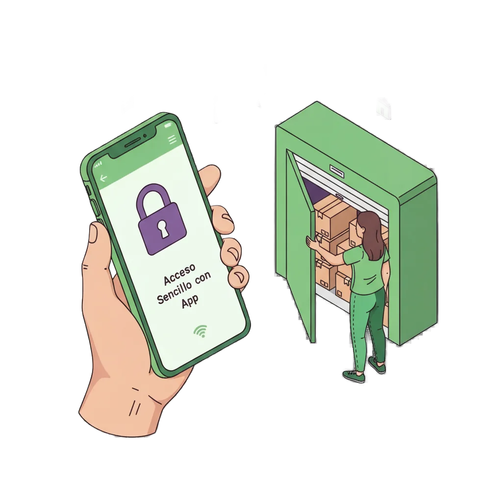 Acceso digital a tu trastero